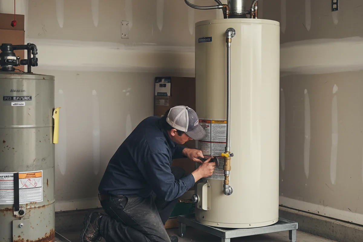 Water heater and shutoff valve replacement in Bodega Bay